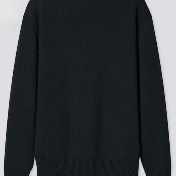 Uniqlo Black Wool Crewneck Sweater XS - Picture 6 of 6